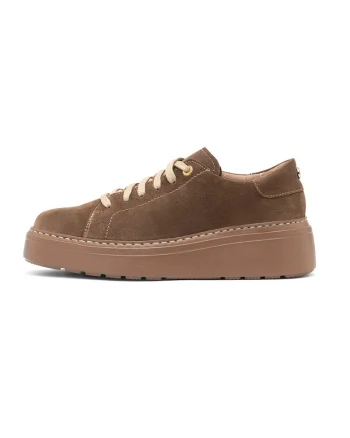 Pantofi sport cu talpa wedge Magda, Maro
