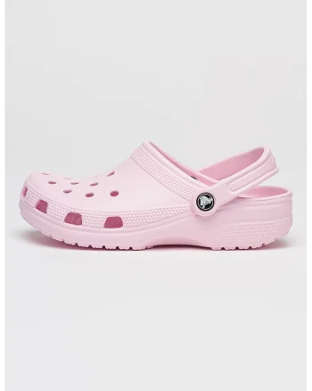 Saboti slingback cu model unisex Classic Roomy, Roz pastel