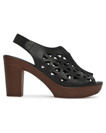Sandale, Negru/Maro