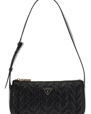 Geanta de umar Stacey Mini cu monograma si cusaturi decorative