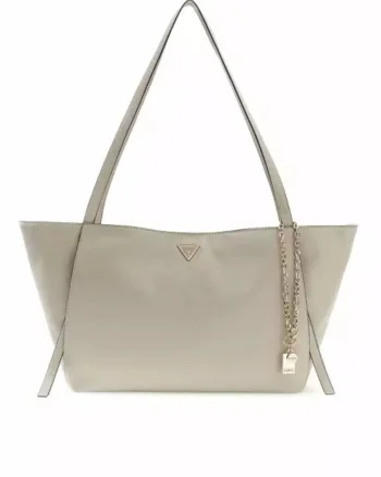 Geanta shopper din piele ecologica Devon 3 Comp, Maro taupe deschis