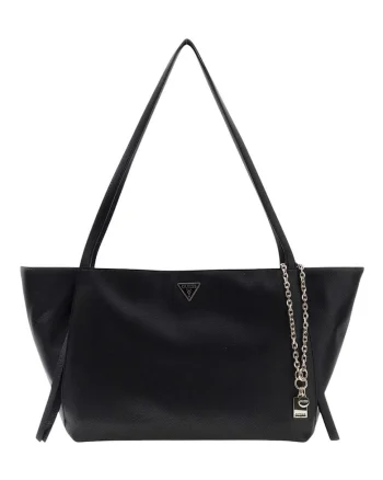 Geanta shopper din piele ecologica Devon 3 Comp, Negru