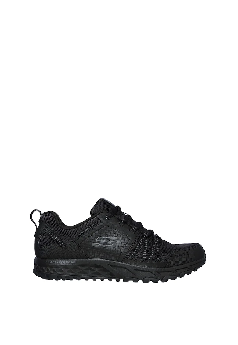 Pantofi sport cu garnituri de piele Escape Plan Trail, Negru