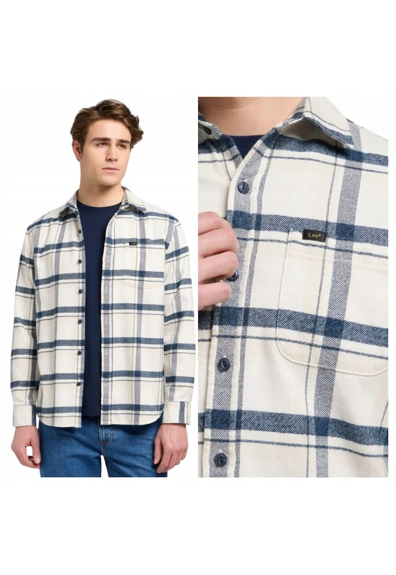 Camasa Pentru Barbati,  Marimea S, Multicolor, Mercantile Shirt, Compozitie 100% Bumbac, Croiala Confortabila, Inchidere Nasturi