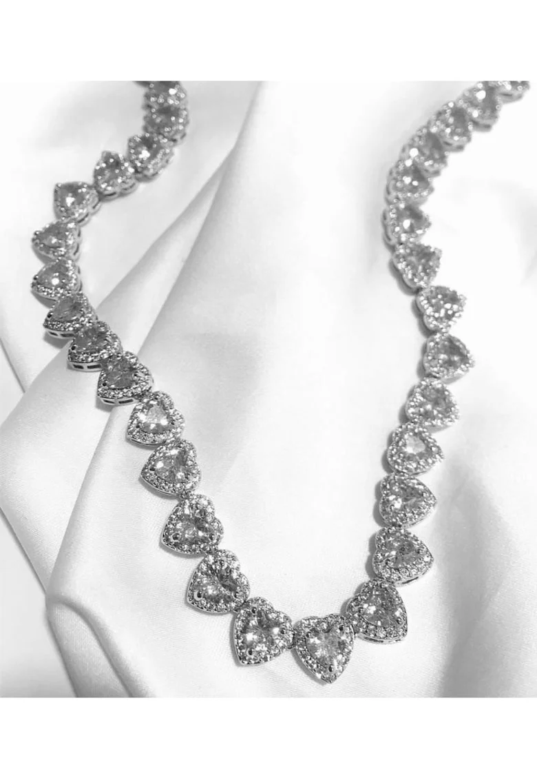 Colier Ariana Grande Silver Heart