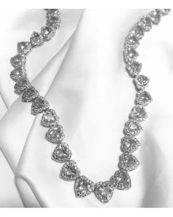 Colier Ariana Grande Silver Heart