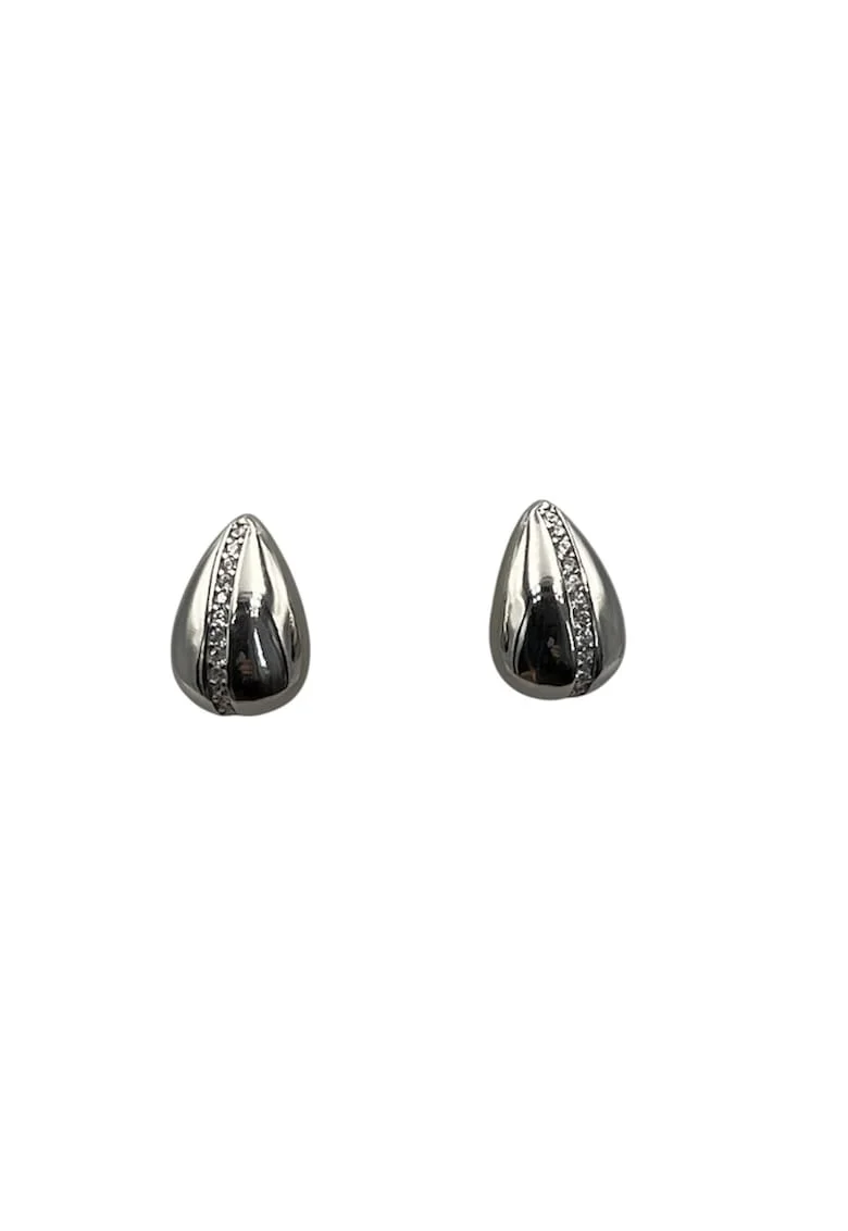 Cercei Argint 925 cu Zirconia, forma lacrima, 1.5 cm,
