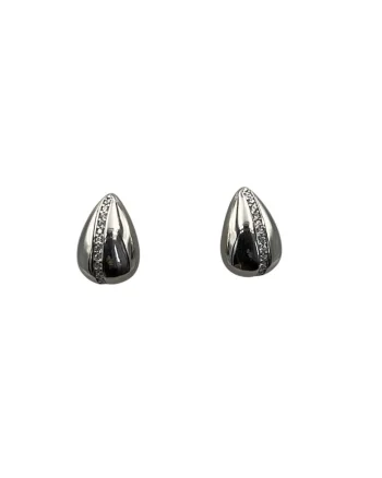Cercei Argint 925 cu Zirconia, forma lacrima, 1.5 cm,