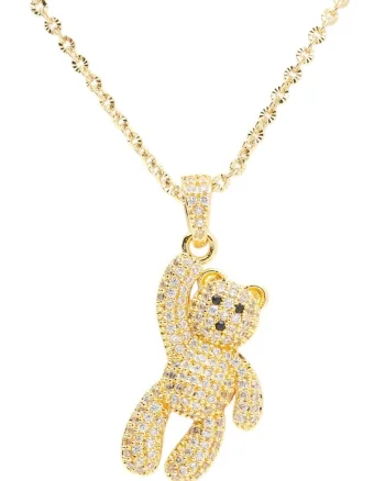 Colier Cu Pandantiv Teddy Crystal