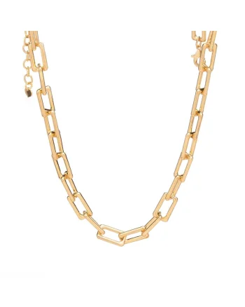 Colier femei  aur 14K, lungime 43cm, design chain-link
