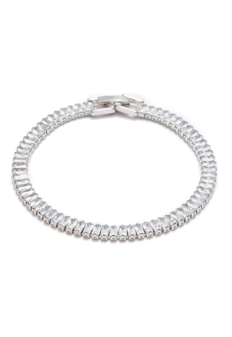 Bratara Argintie Cu Cristale Zirconia