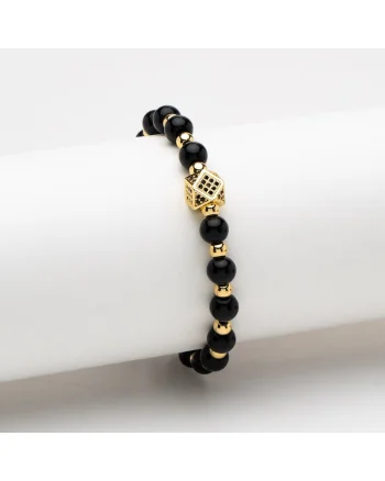 Bratara Handmade Cu Pandantiv Geometric Francesca