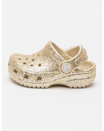 Saboti slingback stralucitori Classic, Auriu