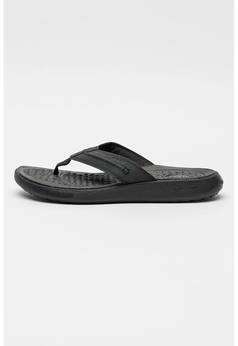 Papuci flip-flop cu brant texturat Yukon Vista Literide, Negru