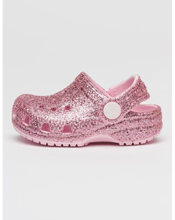 Saboti slingback stralucitori Classic, Fucsia