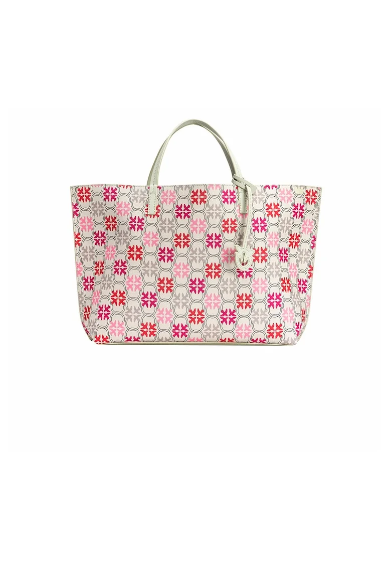 Geanta dama  Shopper alb 30x36x13cm