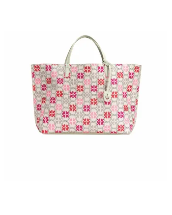 Geanta dama  Shopper alb 30x36x13cm