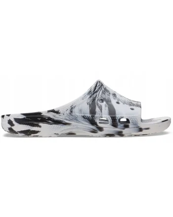 Slapi, Saturday Marbled Slide, Negru/Gri