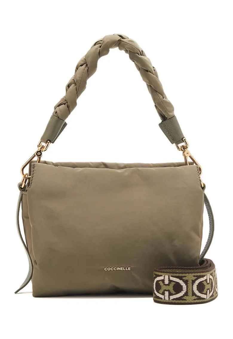 Geanta cu model matlasat Boheme, Verde deschis