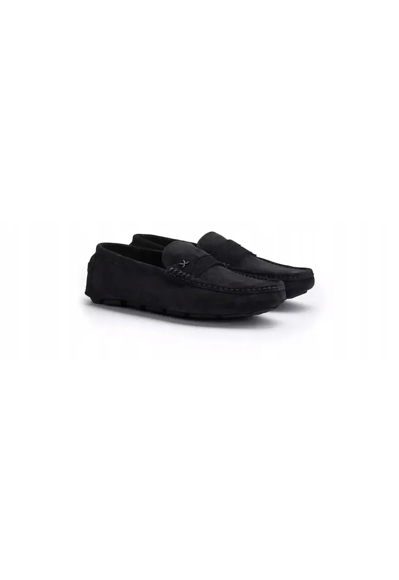 barbati Rover, piele naturala, bleumarin, Bleumarin