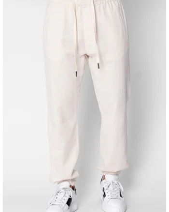 Pantaloni lungi din IN cu elastic si snur Beige 22197, Bej