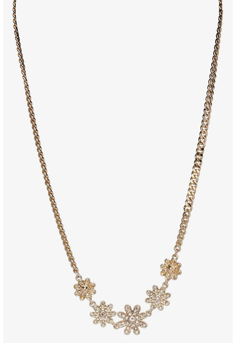 Colier din lant cu motife florale