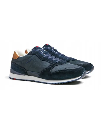sport  EDMOND piele albastru, Albastru inchis