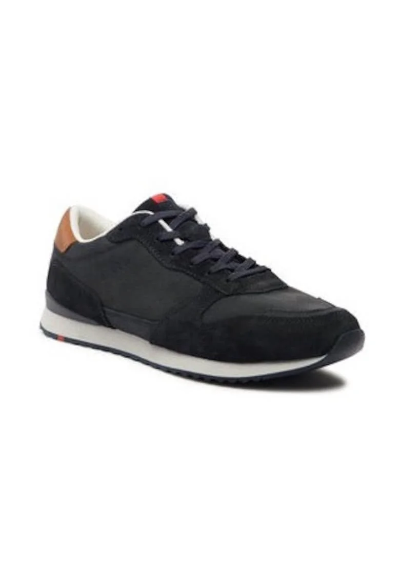 Pantofi sport barbati  303074982, Piele naturala, Albastru, Albastru inchis