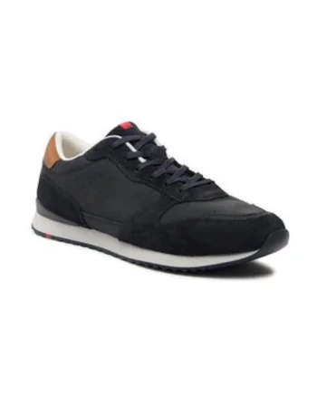 Pantofi sport barbati  303074982, Piele naturala, Albastru, Albastru inchis