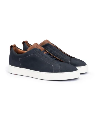 Pantofi sport  MAURICE, piele, Albastru inchis