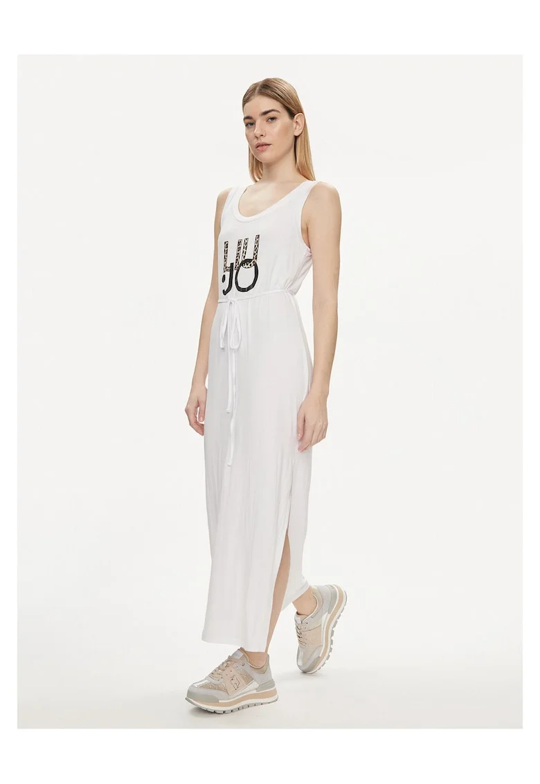 Rochie tricotata de dama  alba