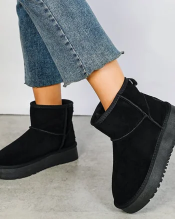 Ghete negre din piele naturala NN605 117