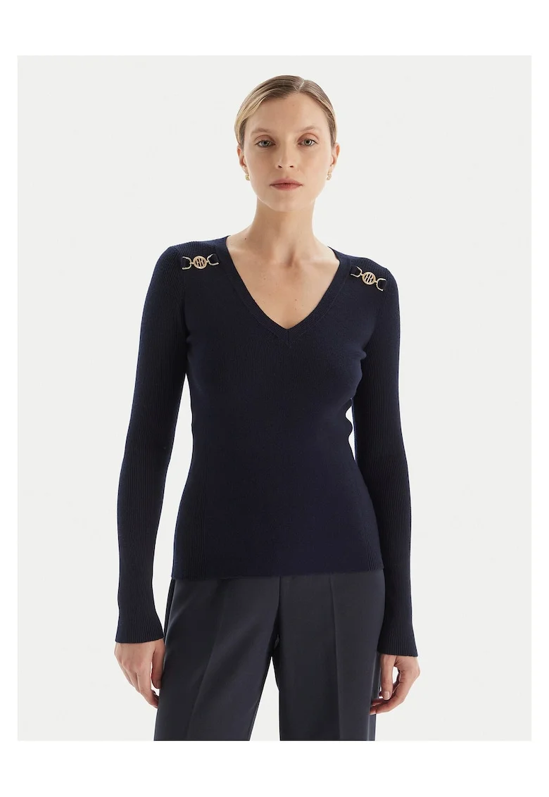 Pulover dama  bleumarin, moale