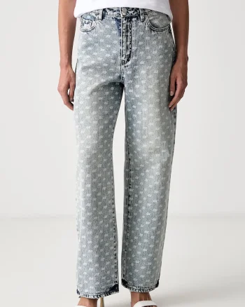 Armani Exchange blugi relaxed fit pentru femei