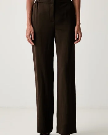 Twinset pantaloni pentru femei cu vâscoză