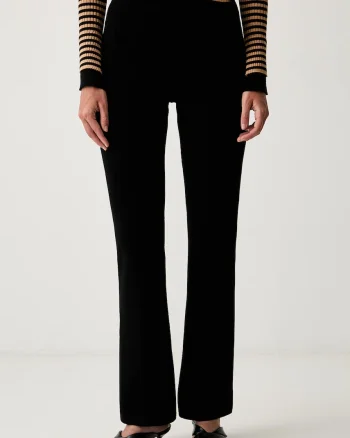 Twinset pantaloni pentru femei cu vâscoză