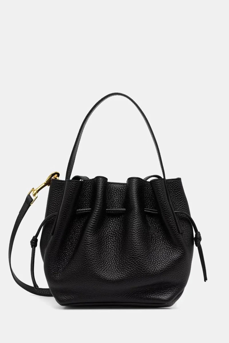 Yuzefi geantă crossbody pentru femei din piele MINI SCALLOP