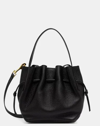 Yuzefi geantă crossbody pentru femei din piele MINI SCALLOP