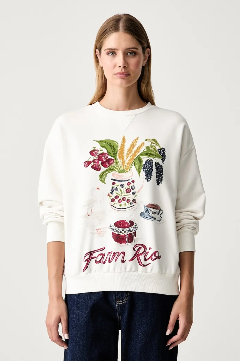 Farm Rio hanorac pentru femei cu bumbac