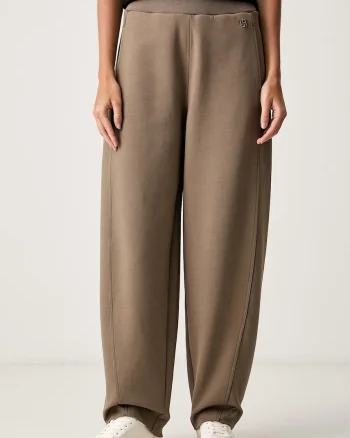 BOSS pantaloni de trening pentru femei cu bumbac Essuge