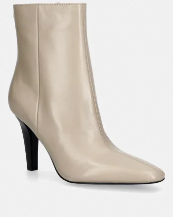 Guess botine cu toc înalt pentru femei din piele RAFFA