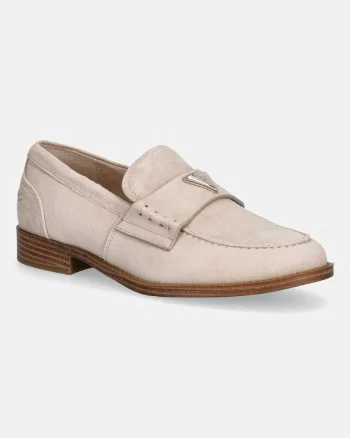 Guess mocasini pentru femei din piele întoarsă BELISO