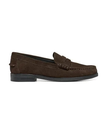 Geox loafers slip-on pentru femei din piele întoarsă D NOEMEN
