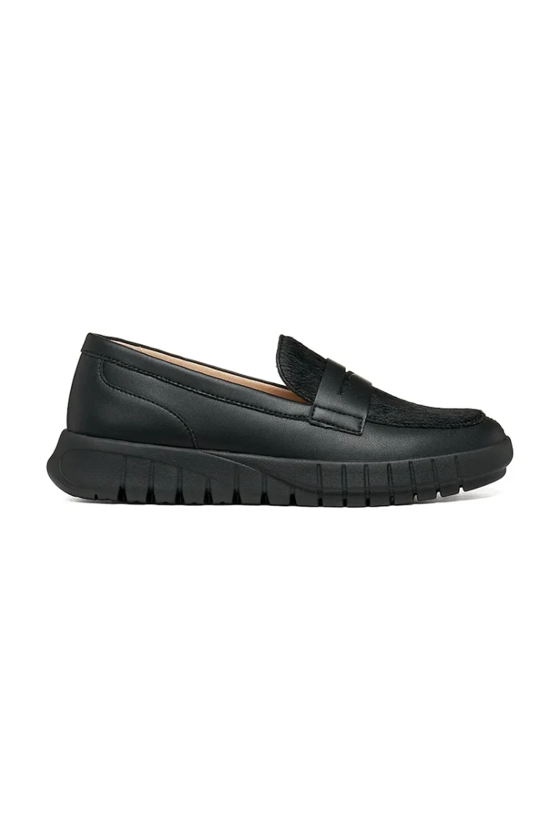 Geox mocasini pentru femei din piele D FLEXTRIDE