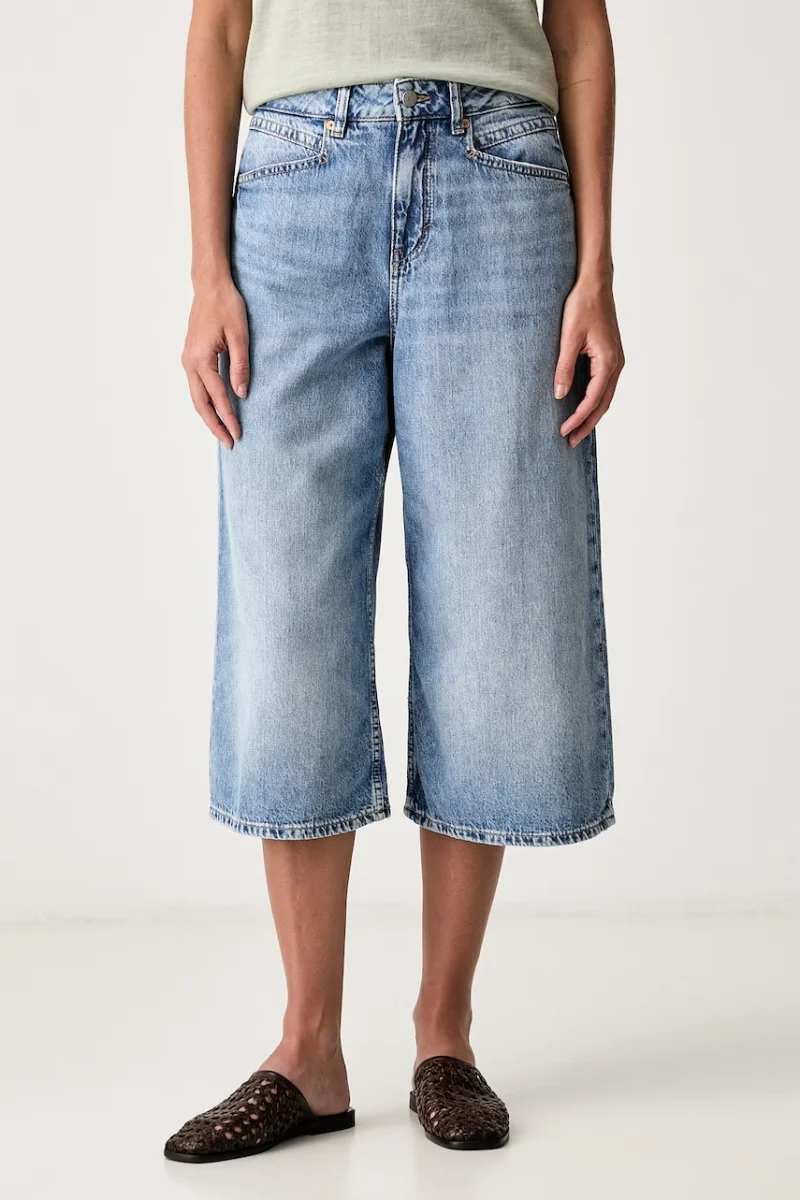 BOSS Orange blugi wide leg pentru femei C_EMMA C