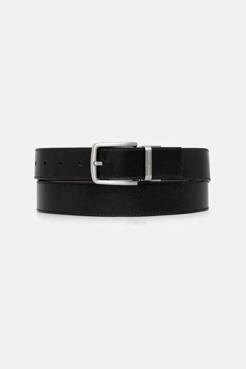 Emporio Armani curea reversibilă pentru bărbați din piele