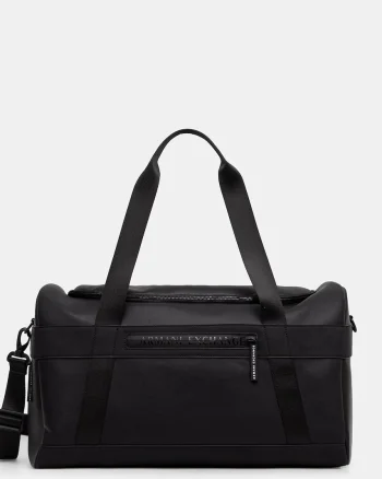 Armani Exchange geantă de călătorie pentru bărbați cu imitație de piele