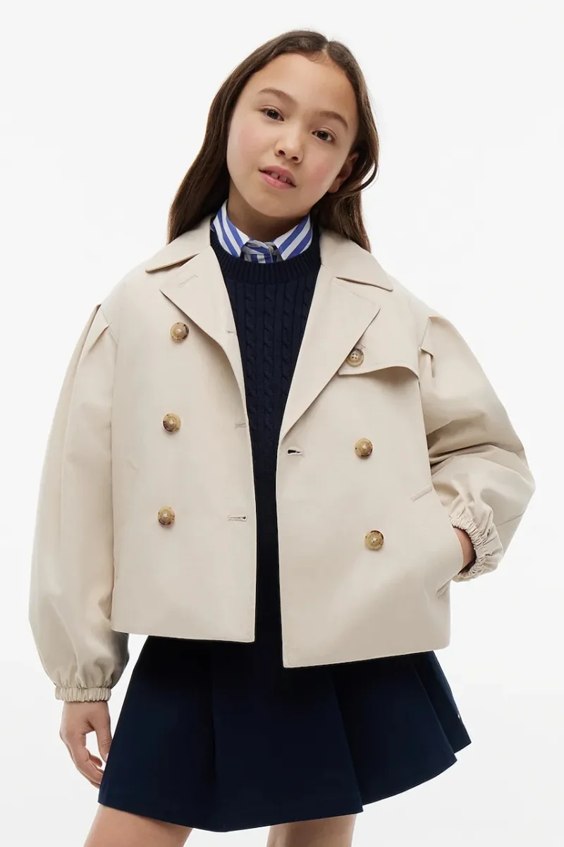 Tommy Hilfiger geacă de tranziție pentru copii cu bumbac