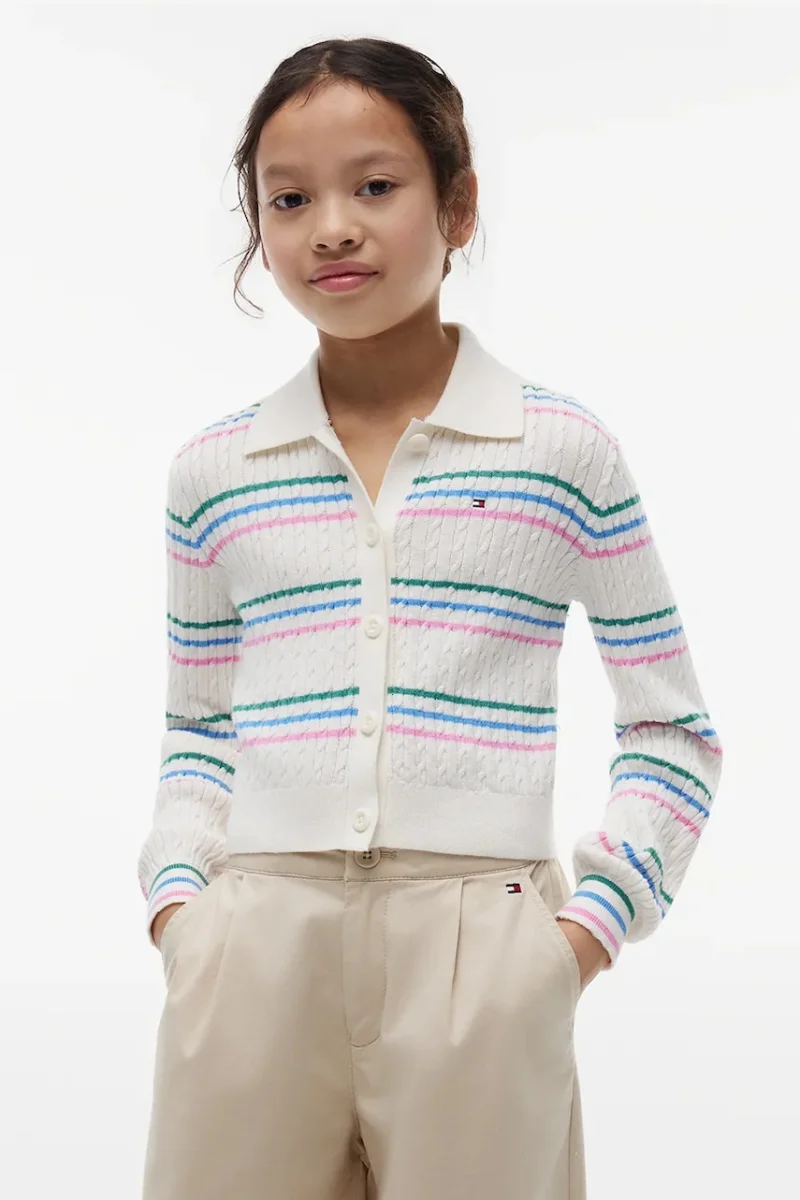 Tommy Hilfiger cardigan pentru copii cu bumbac