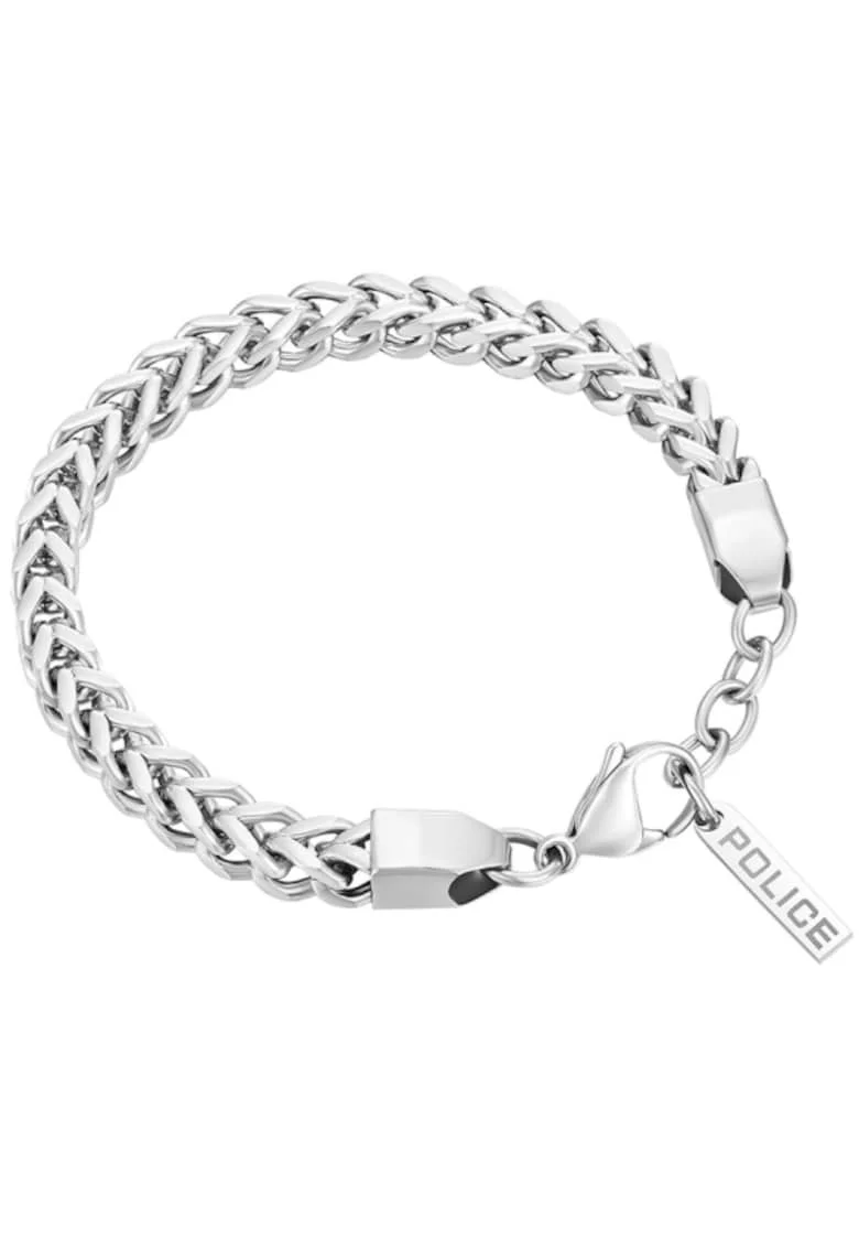 Bratara  Pinched PEAGB0006702, Argintiu